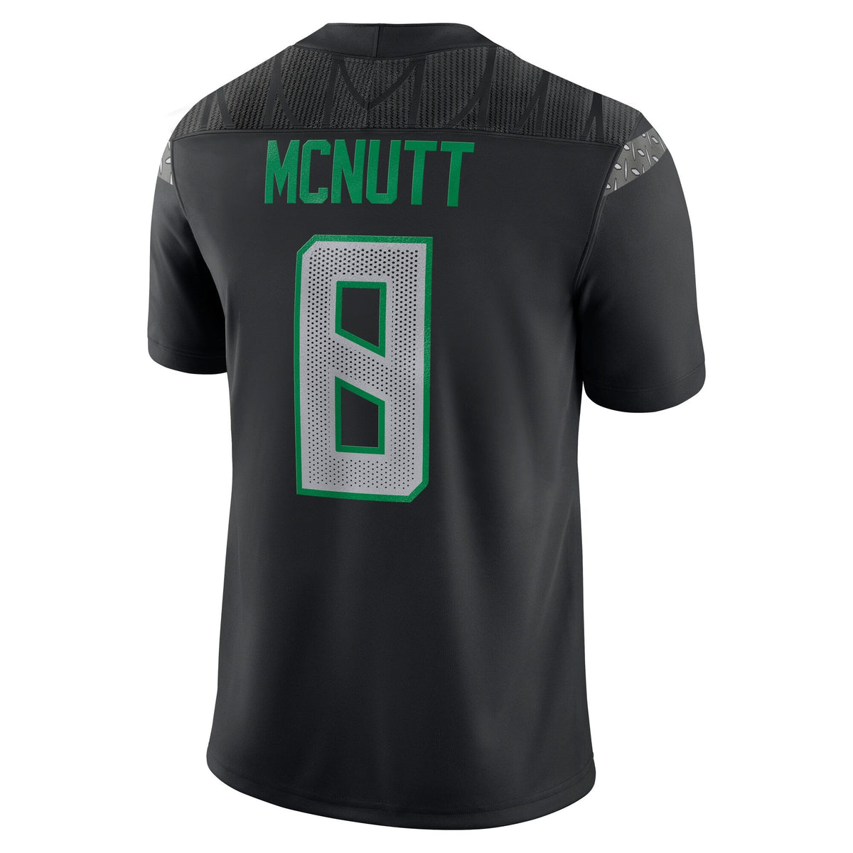 Trey McNutt Oregon Ducks Home Game Jersey - Black product image 4, provided for visual reference and product detail review