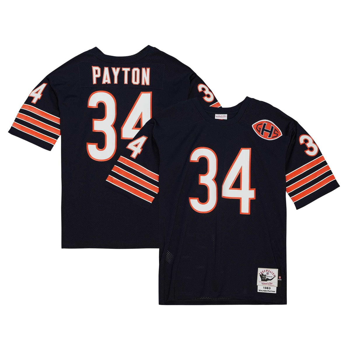 Chicago Bears 1983 Walter Payton Navy Authentic Throwback Retired Player Jersey product image 1, provided for visual