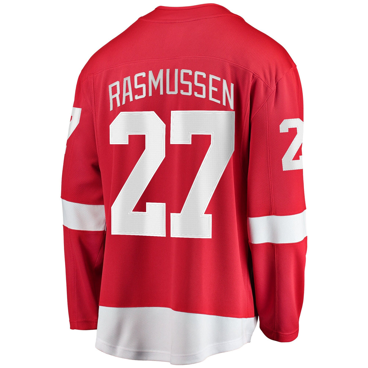 Detroit Red Wings Michael Rasmussen Red Home Breakaway Player Jersey product image 4, provided for visual reference and