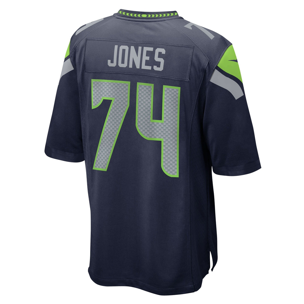Seattle Seahawks Josh Jones College Navy Team Game Jersey product image 4, provided for visual reference and product detail