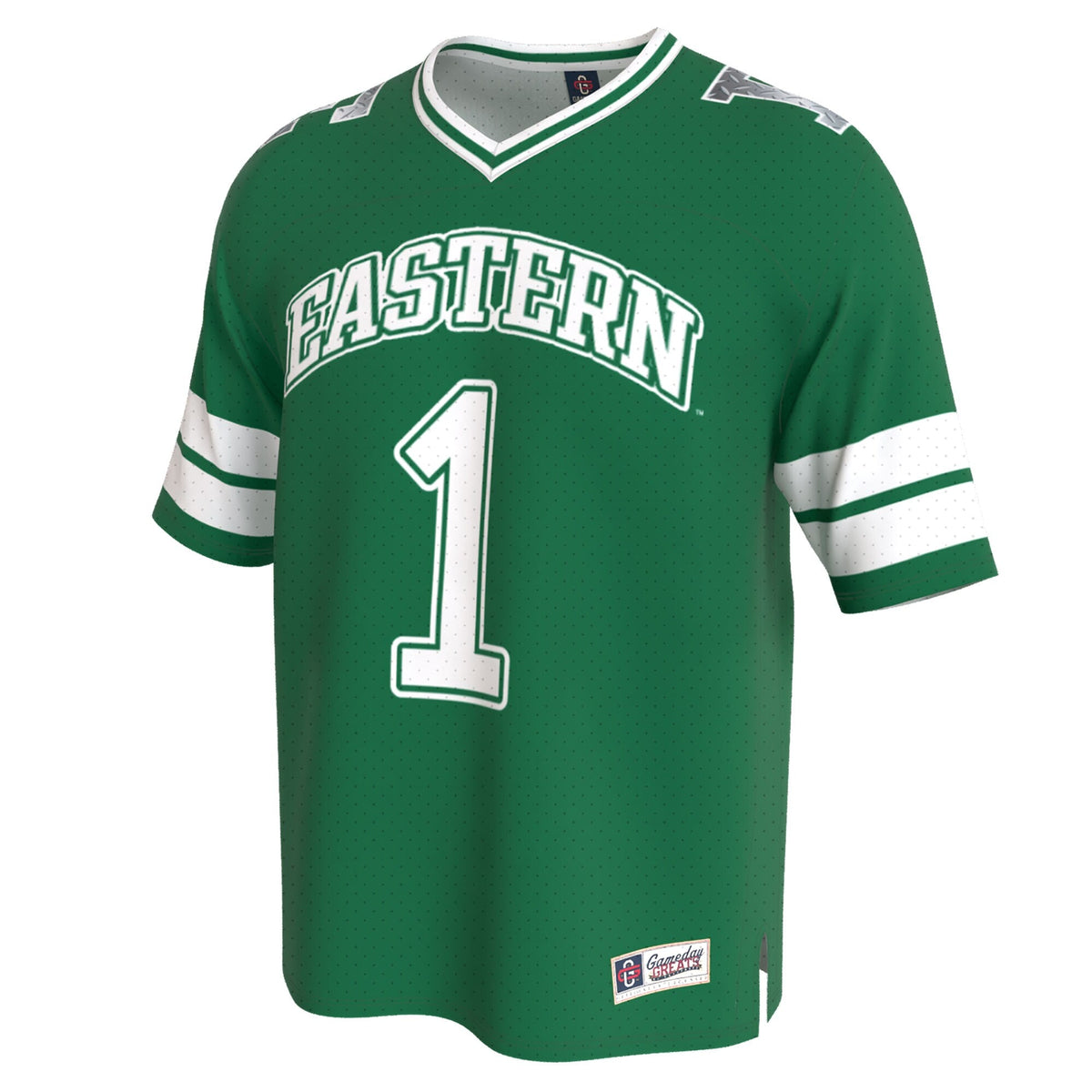 Eastern Michigan Eagles Lightweight Collegiate Football Fashion Jersey - Green product image 3, provided for visual