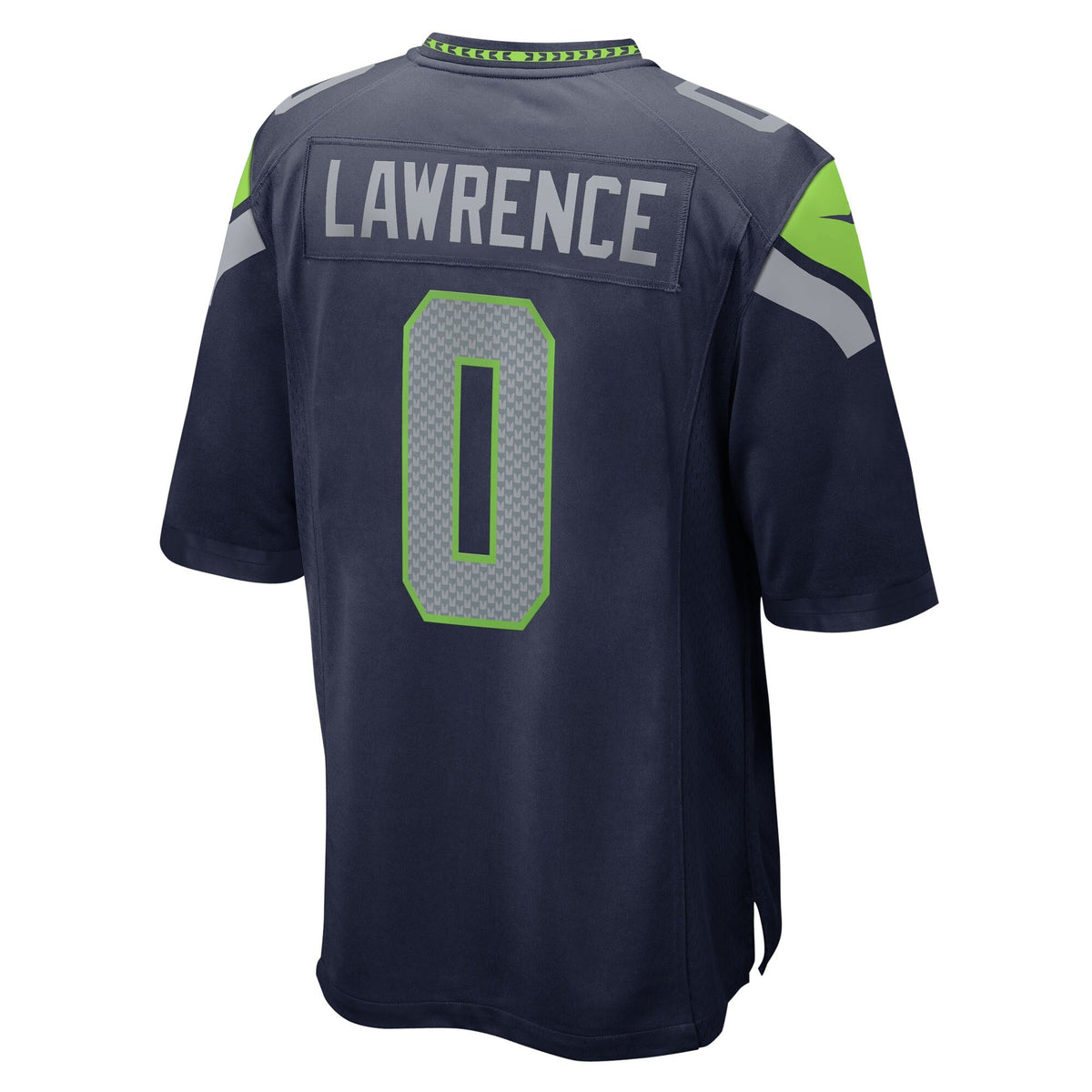Seattle Seahawks DeMarcus Lawrence College Navy Team Game Jersey product image 4, provided for visual reference and product