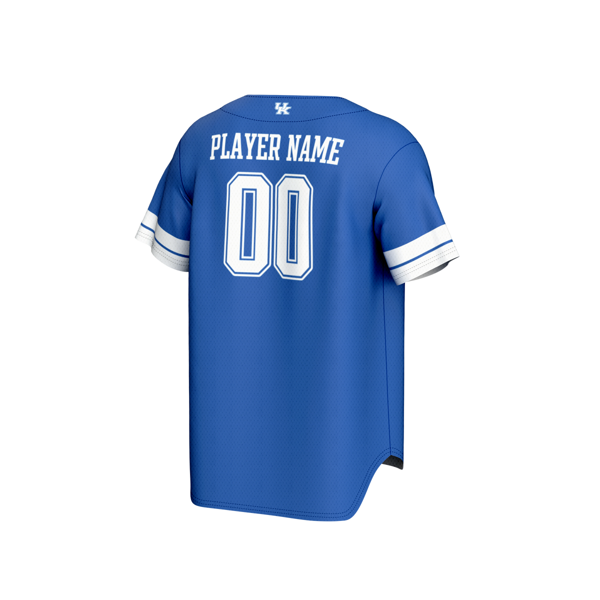 Kentucky Wildcats Lightweight Collegiate Baseball NIL Pick-A-Player Fashion Jersey - Royal product image 4, provided for