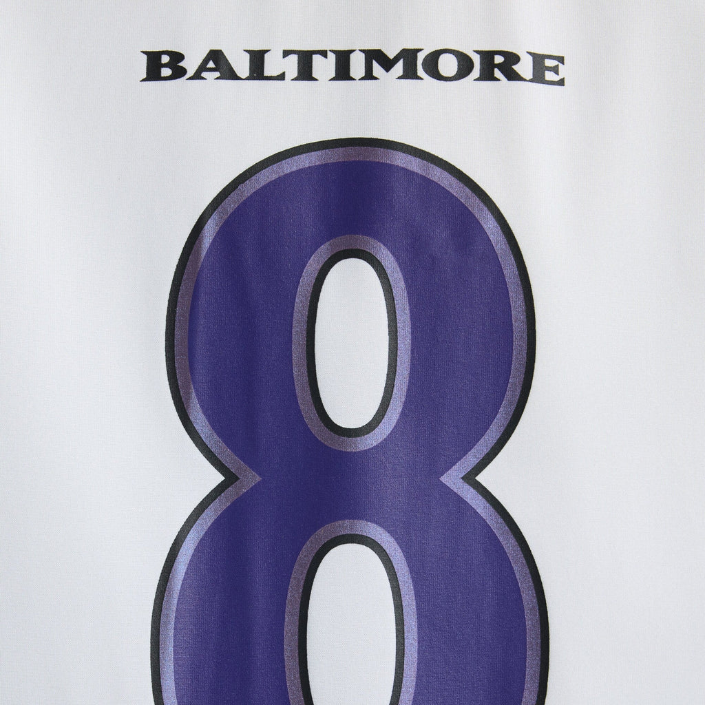 Baltimore Ravens Lamar Jackson White Game Jersey product image 11, provided for visual reference and product detail review