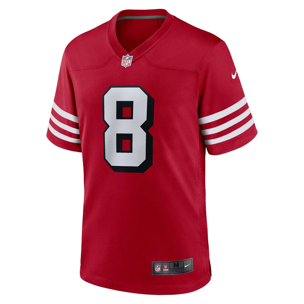 San Francisco 49ers Steve Young Scarlet Retired Player Alternate Game Jersey product image 3, provided for visual reference