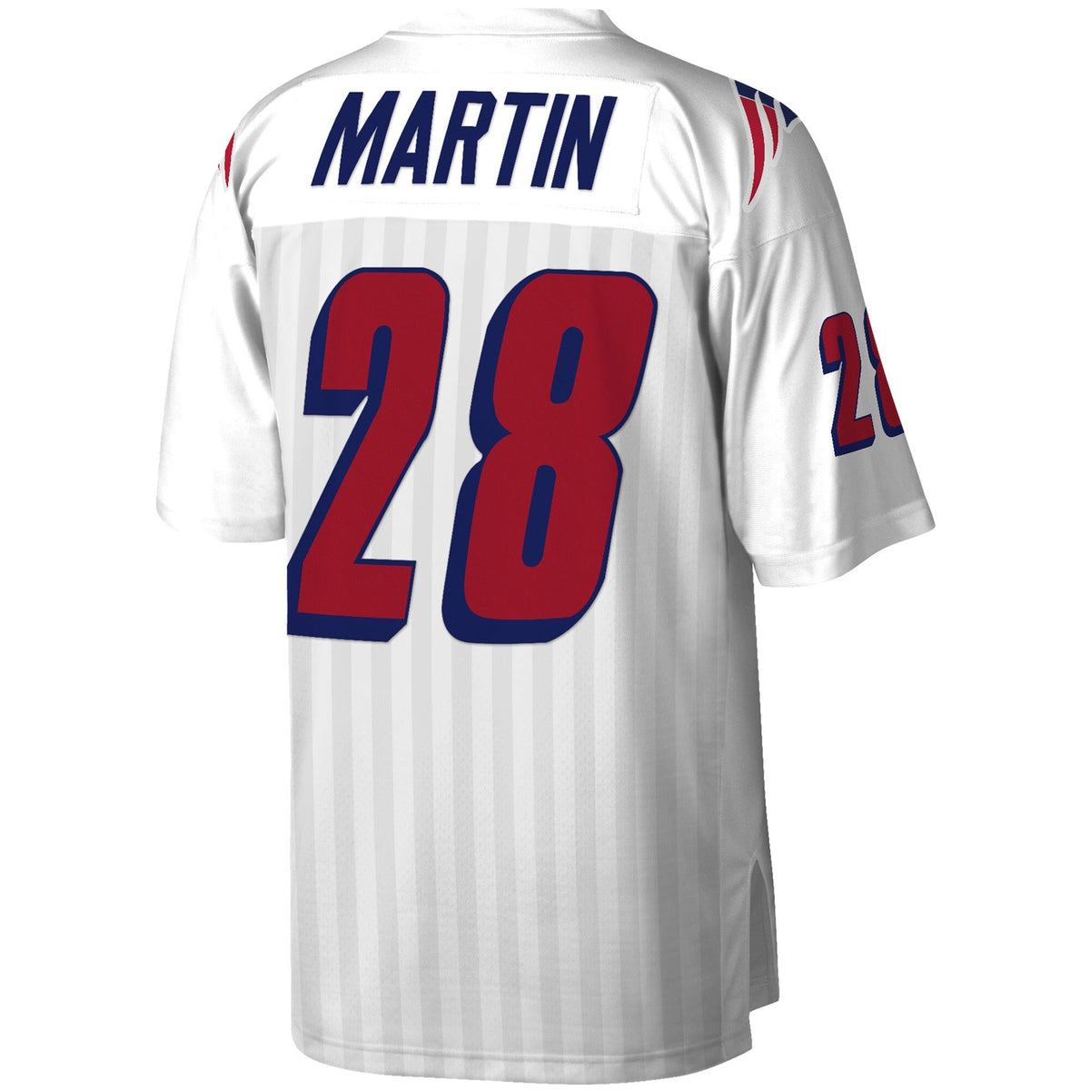 New England Patriots Curtis Martin White Legacy Replica Jersey product image 4, provided for visual reference and product
