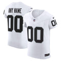 Las Vegas Raiders White Vapor F.U.S.E. Elite Custom Jersey product image 1, provided for visual reference and product detail