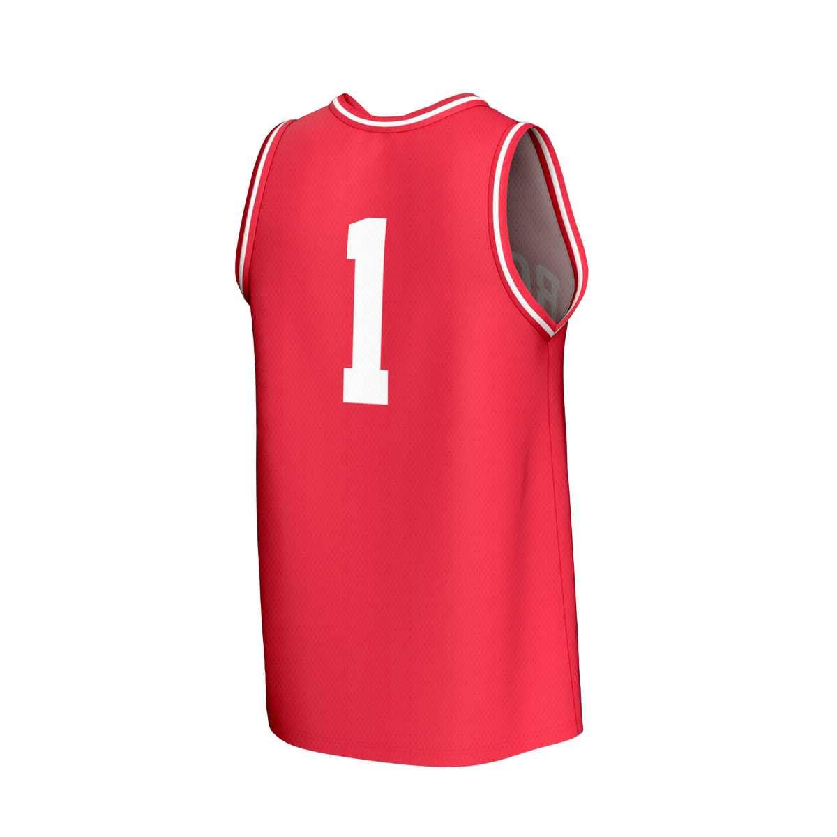 Boston University Lightweight Collegiate Basketball Fashion Jersey - Scarlet product image 4, provided for visual reference