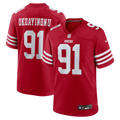 San Francisco 49ers Sam Okuayinonu Scarlet Team Game Jersey product image 1, provided for visual reference and product