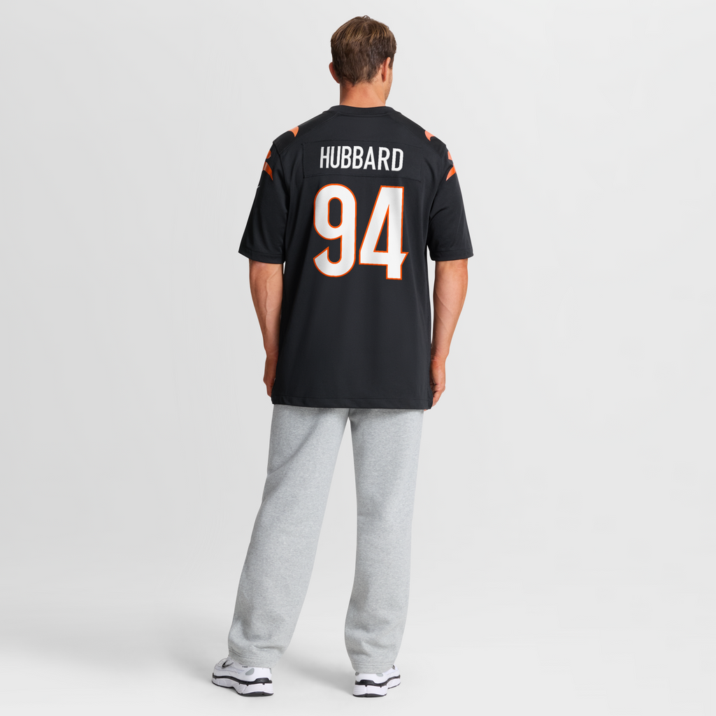Cincinnati Bengals Sam Hubbard Black Player Game Jersey product image 9, provided for visual reference and product detail