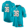 Miami Dolphins Storm Duck Aqua Game Jersey product image 1, provided for visual reference and product detail review