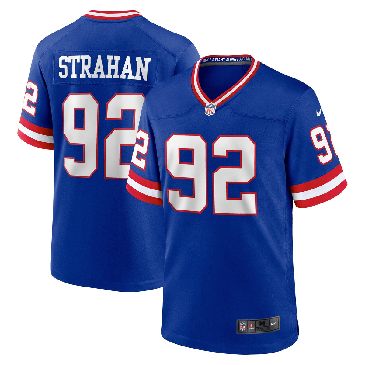 New York Giants Michael Strahan Royal Retired Player Alternate Game Jersey product image 2, provided for visual reference