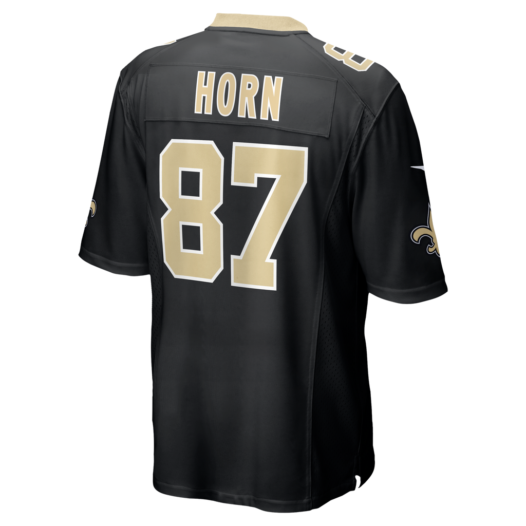 New Orleans Saints Joe Horn Black Game Retired Player Jersey product image 3, provided for visual reference and product