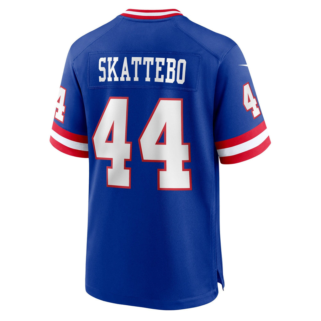 New York Giants Cam Skattebo Royal Alternate 2 Legacy Game Jersey product image 4, provided for visual reference and product