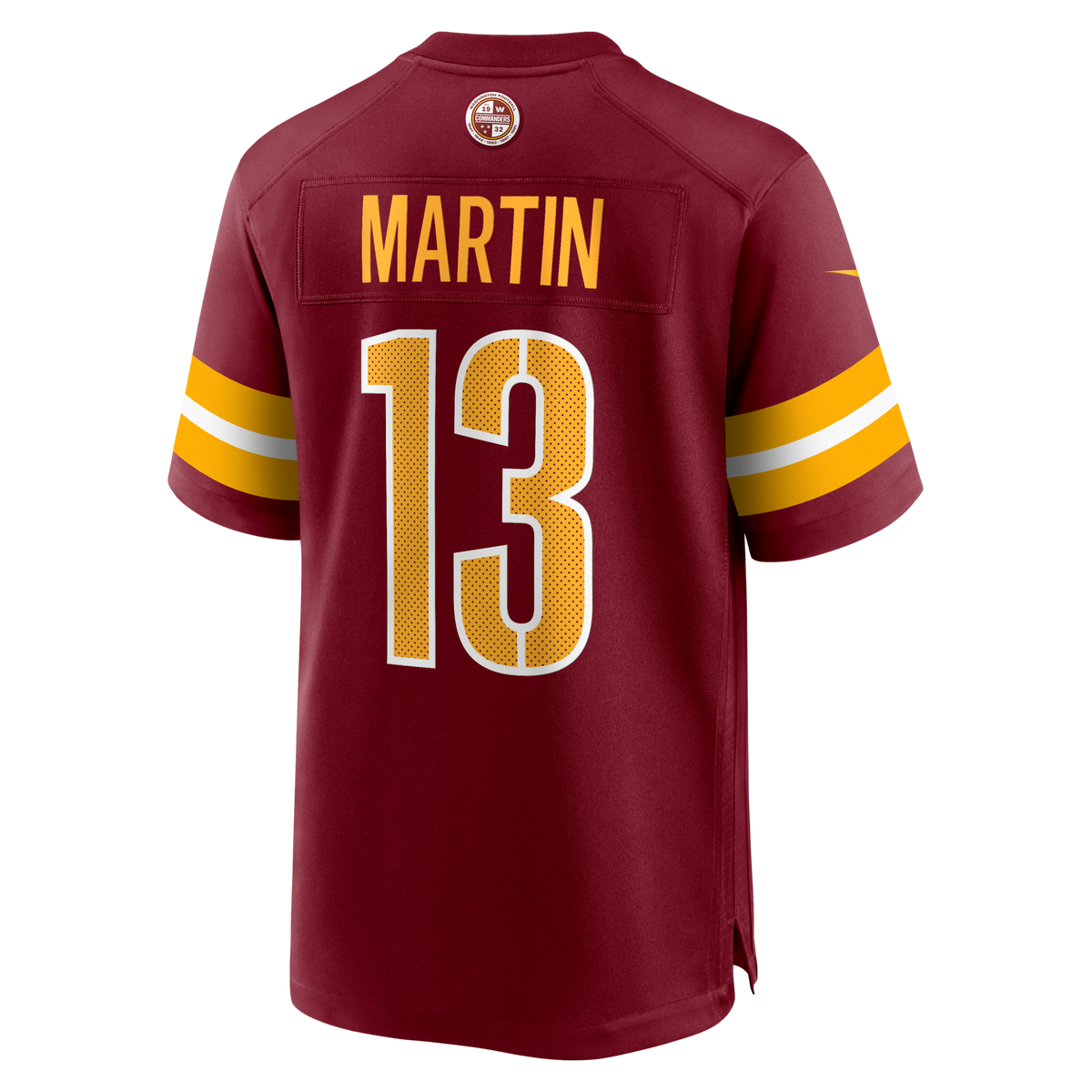 Washington Commanders Tay Martin Burgundy Team Game Jersey product image 4, provided for visual reference and product detail