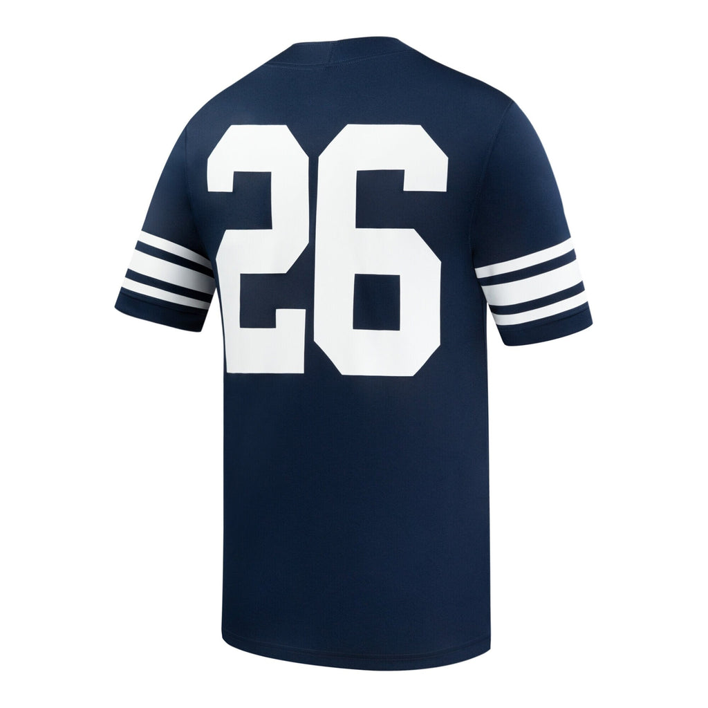 #26 BYU Cougars Home Replica Football Jersey - Navy product image 4, provided for visual reference and product detail review