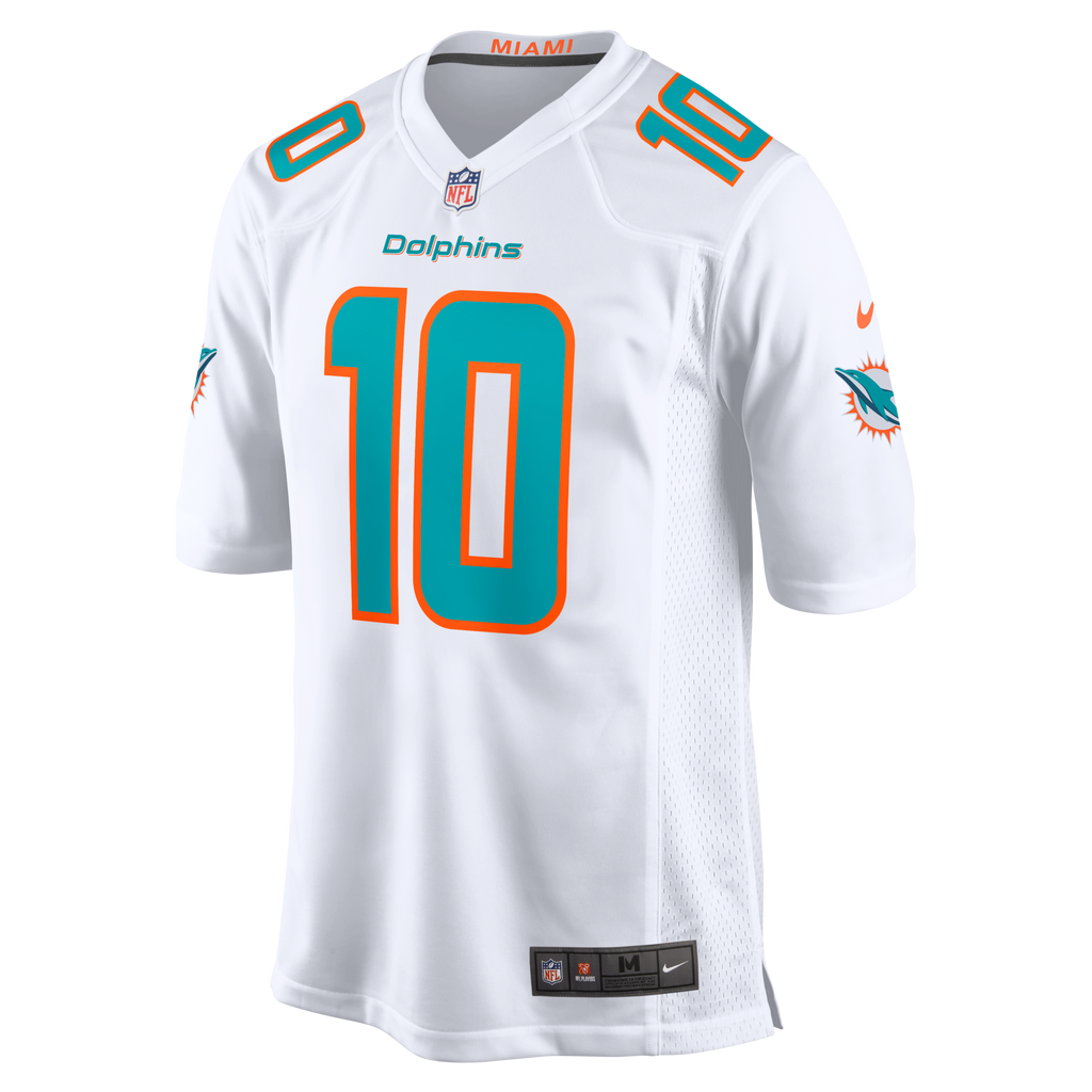 Miami Dolphins Jacob Rodriguez White Game Jersey product image 3, provided for visual reference and product detail review