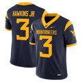 Michael Hawkins Jr. West Virginia Mountaineers Game Football Jersey - Navy product image 1, provided for visual reference
