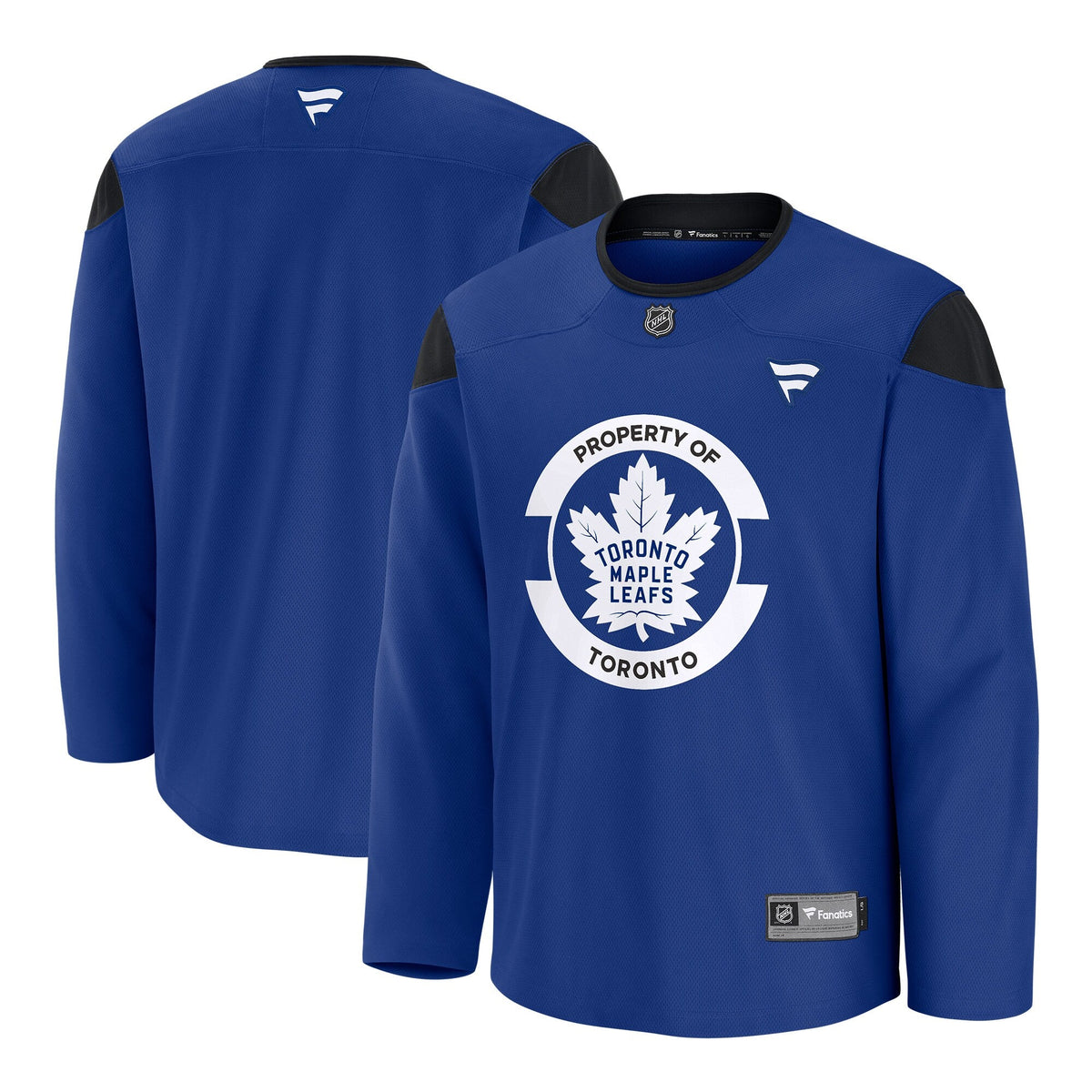 Toronto Maple Leafs Royal Practice Jersey product image 1, provided for visual reference and product detail review