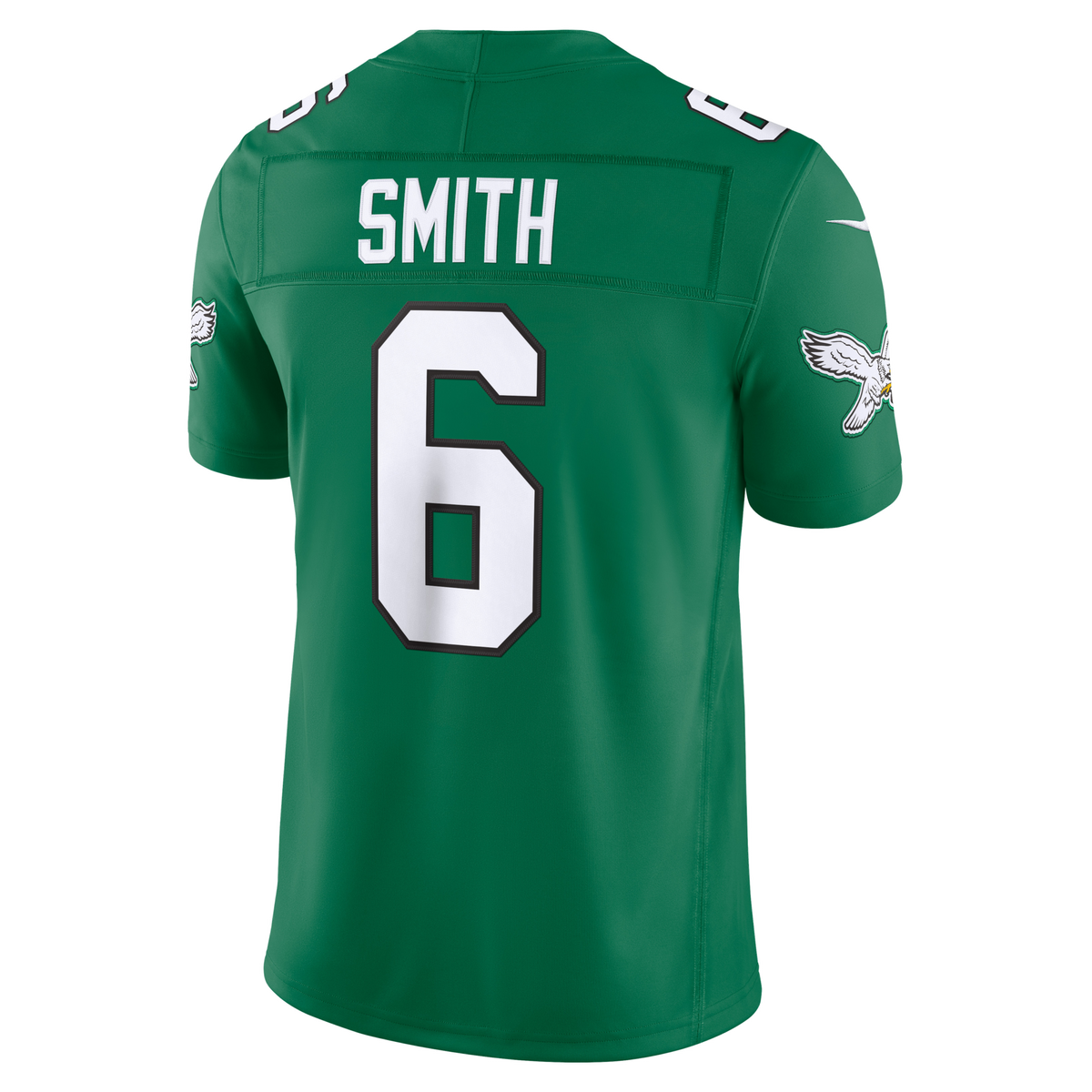 Philadelphia Eagles DeVonta Smith Kelly Green Alternate Vapor F.U.S.E. Stitched Limited Jersey product image 4, provided for