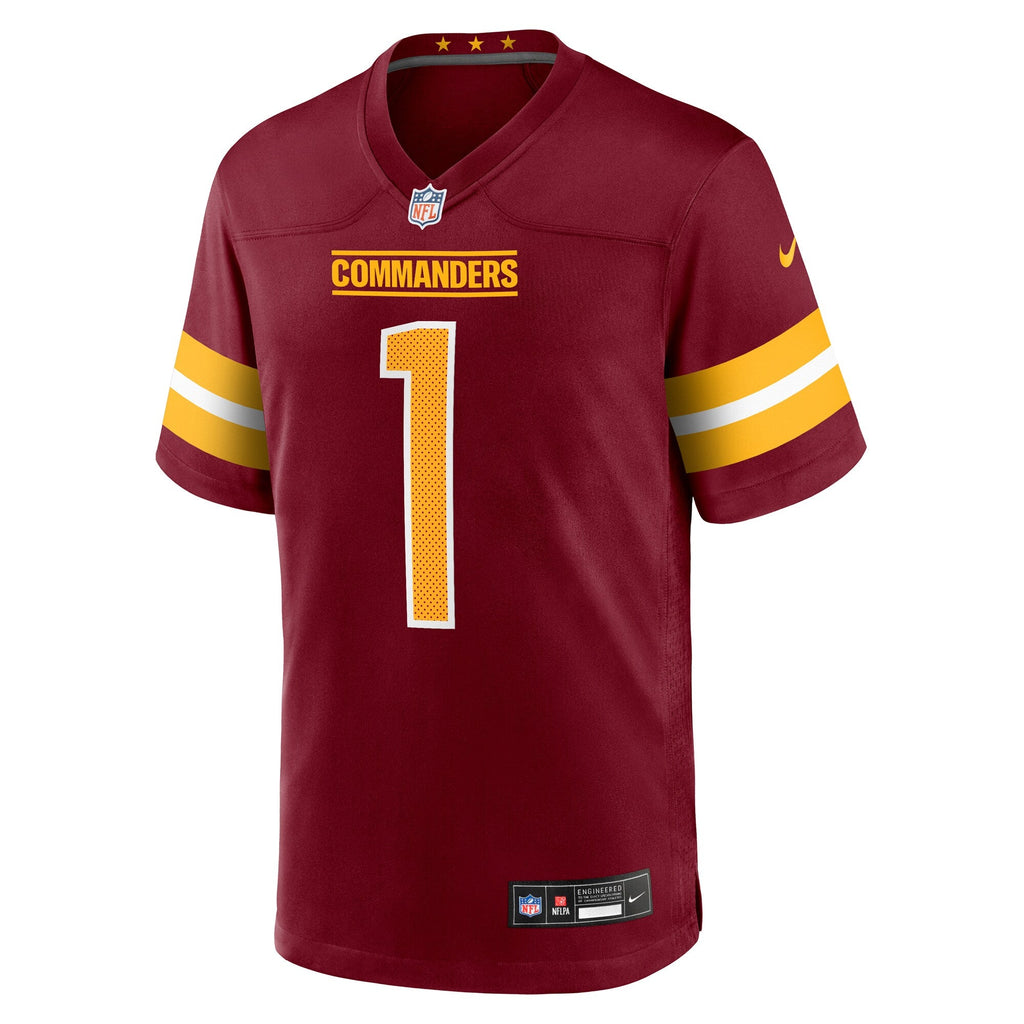 Washington Commanders Deebo Samuel Sr Burgundy Game Player Jersey product image 3, provided for visual reference and product