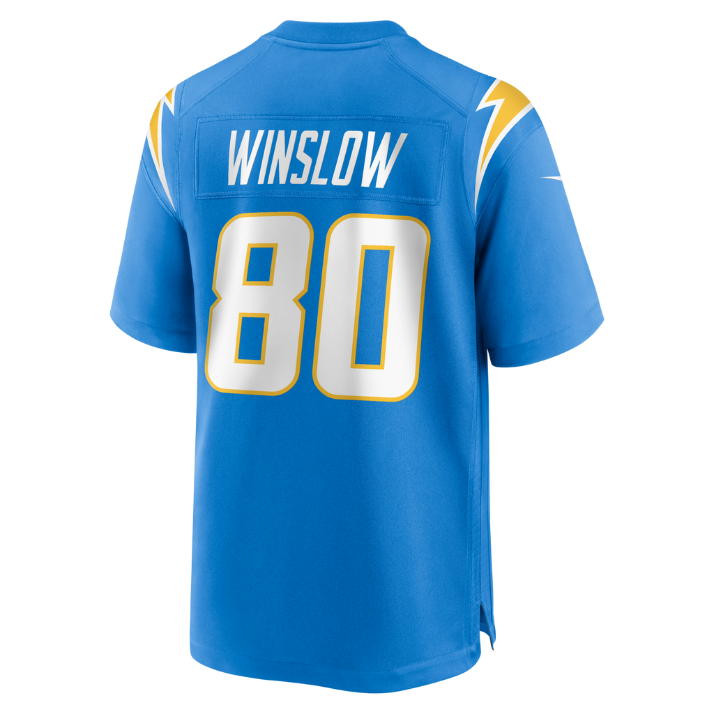 Los Angeles Chargers Kellen Winslow Powder Blue Game Retired Player Jersey product image 3, provided for visual reference