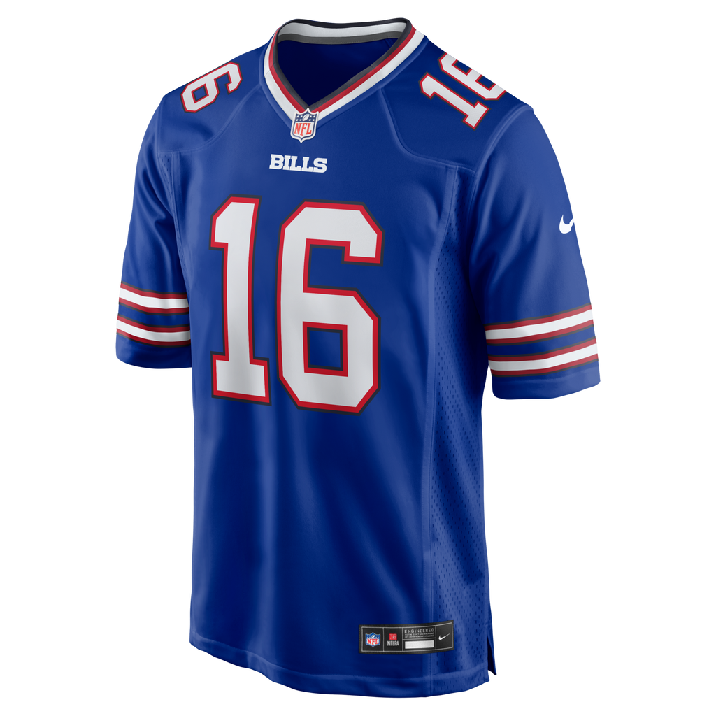 Buffalo Bills Xavier Johnson Royal Game Jersey product image 2, provided for visual reference and product detail review