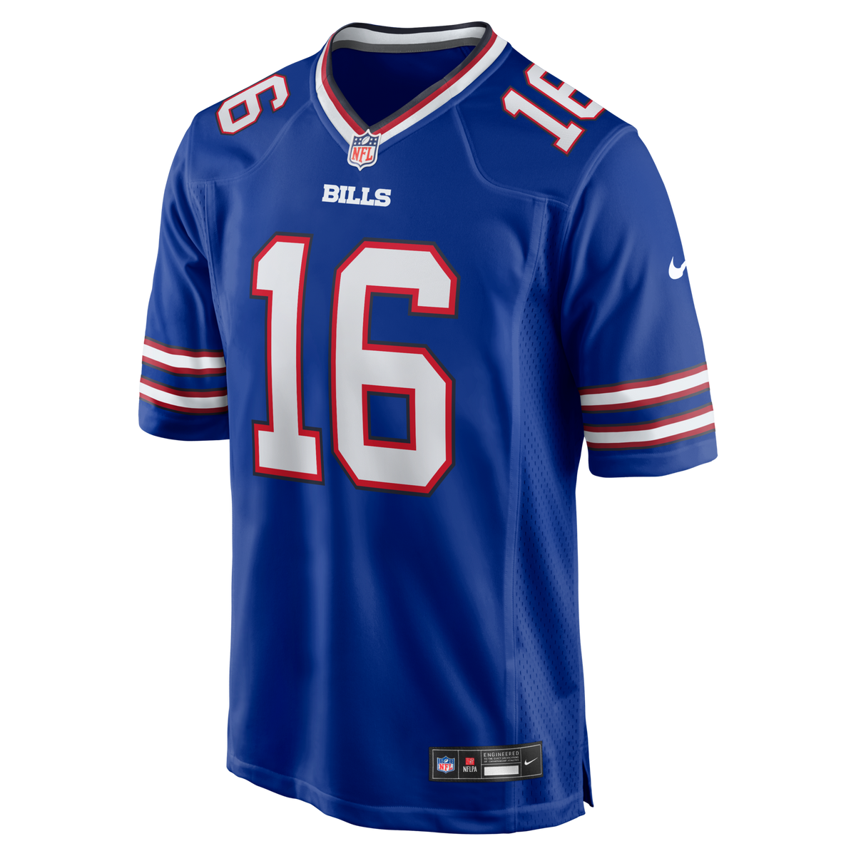 Buffalo Bills Xavier Johnson Royal Game Jersey product image 2, provided for visual reference and product detail review