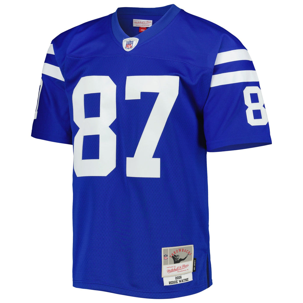 Indianapolis Colts Reggie Wayne Royal Legacy Replica Jersey product image 3, provided for visual reference and product