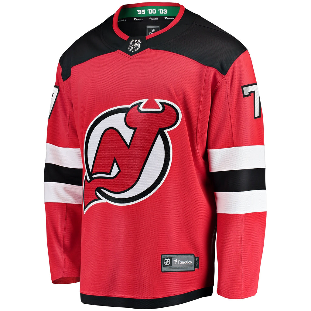 New Jersey Devils Dougie Hamilton Red Breakaway Player Jersey product image 3, provided for visual reference and product