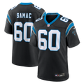Carolina Panthers Nick Samac Black Team Game Jersey product image 1, provided for visual reference and product detail review
