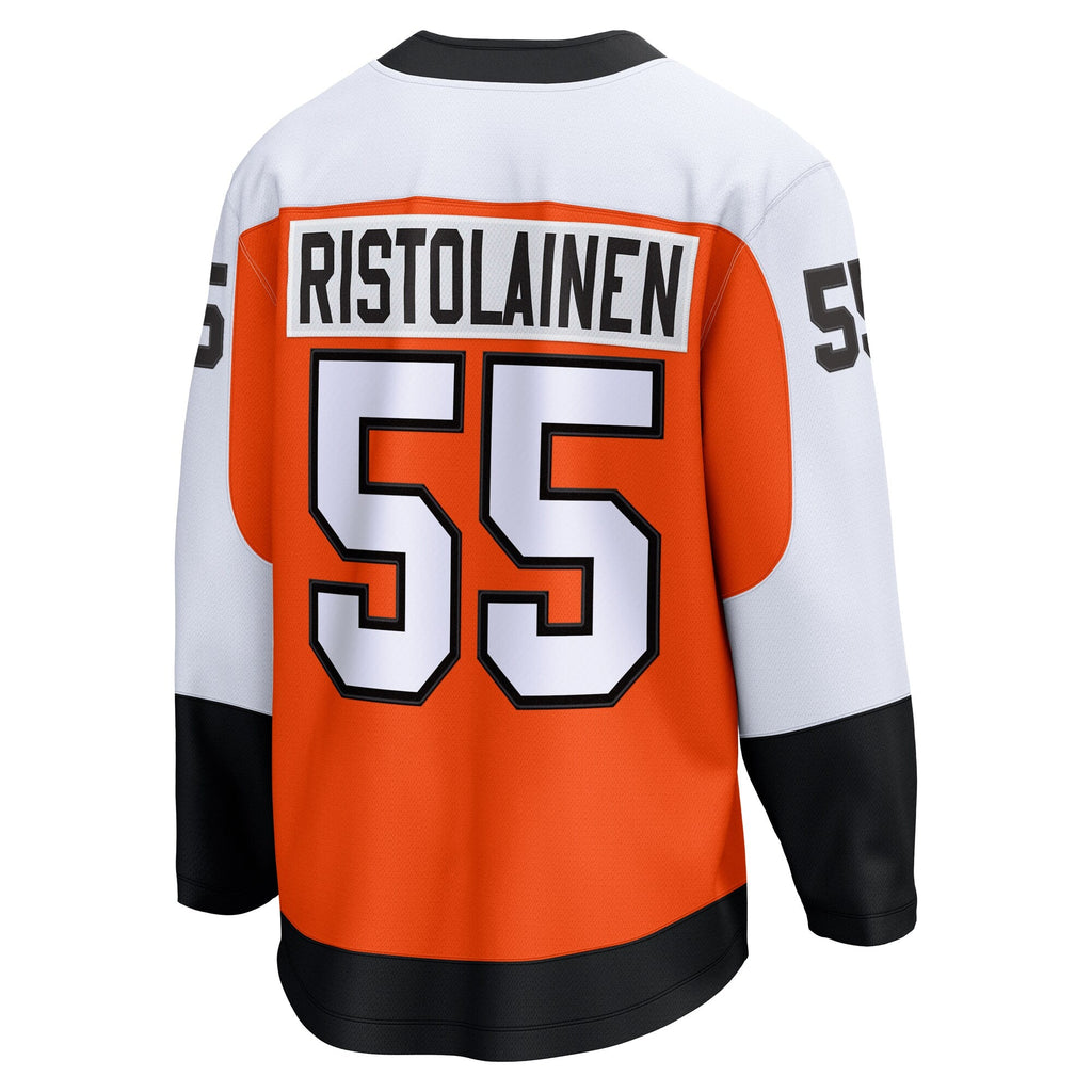 Philadelphia Flyers Rasmus Ristolainen Orange Home Breakaway Jersey product image 4, provided for visual reference and