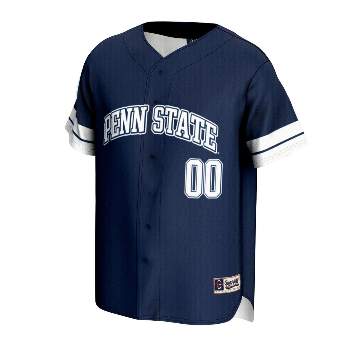 Penn State Nittany Lions NIL Pick-A-Player Lightweight Baseball Jersey - Navy product image 3, provided for visual reference