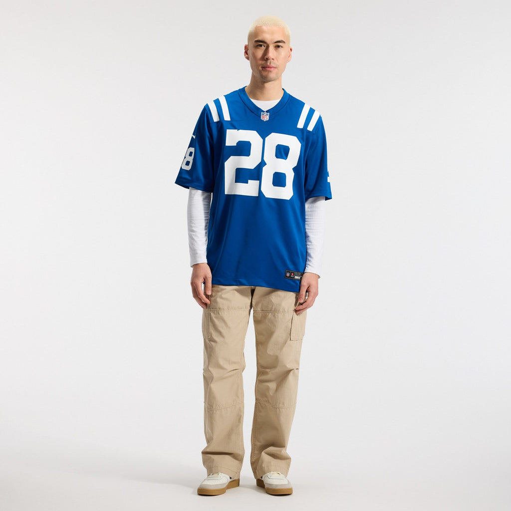 Indianapolis Colts Jonathan Taylor Royal Player Game Jersey product image 5, provided for visual reference and product