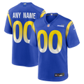 Los Angeles Rams Royal Custom Game Jersey product image 1, provided for visual reference and product detail review