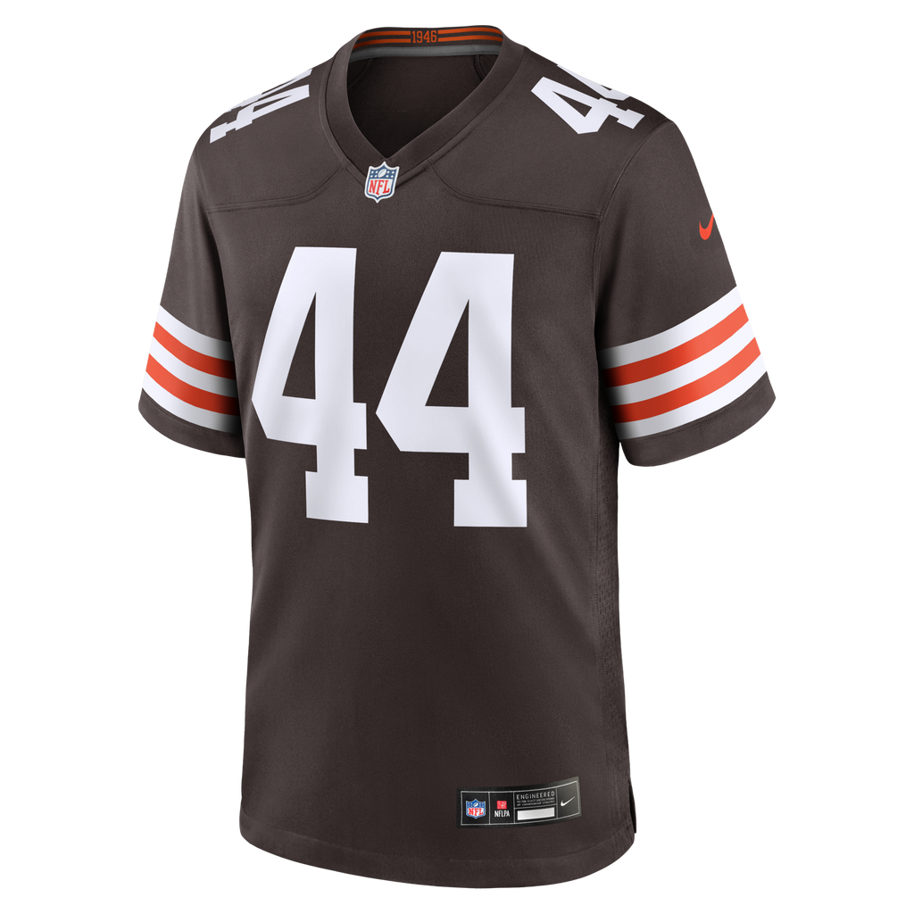 Cleveland Browns Leroy Kelly Brown Game Retired Player Jersey product image 3, provided for visual reference and product