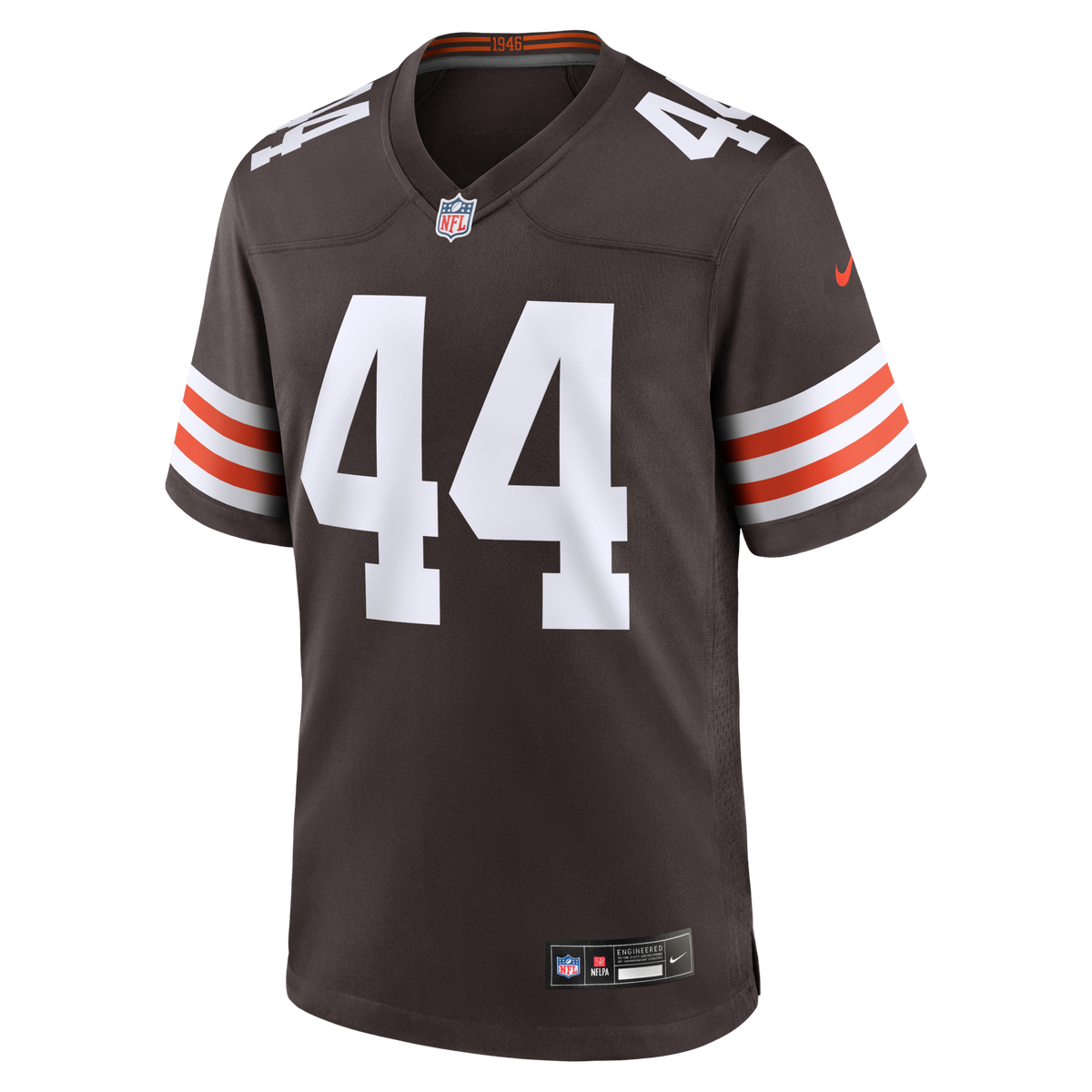 Cleveland Browns Leroy Kelly Brown Game Retired Player Jersey product image 3, provided for visual reference and product