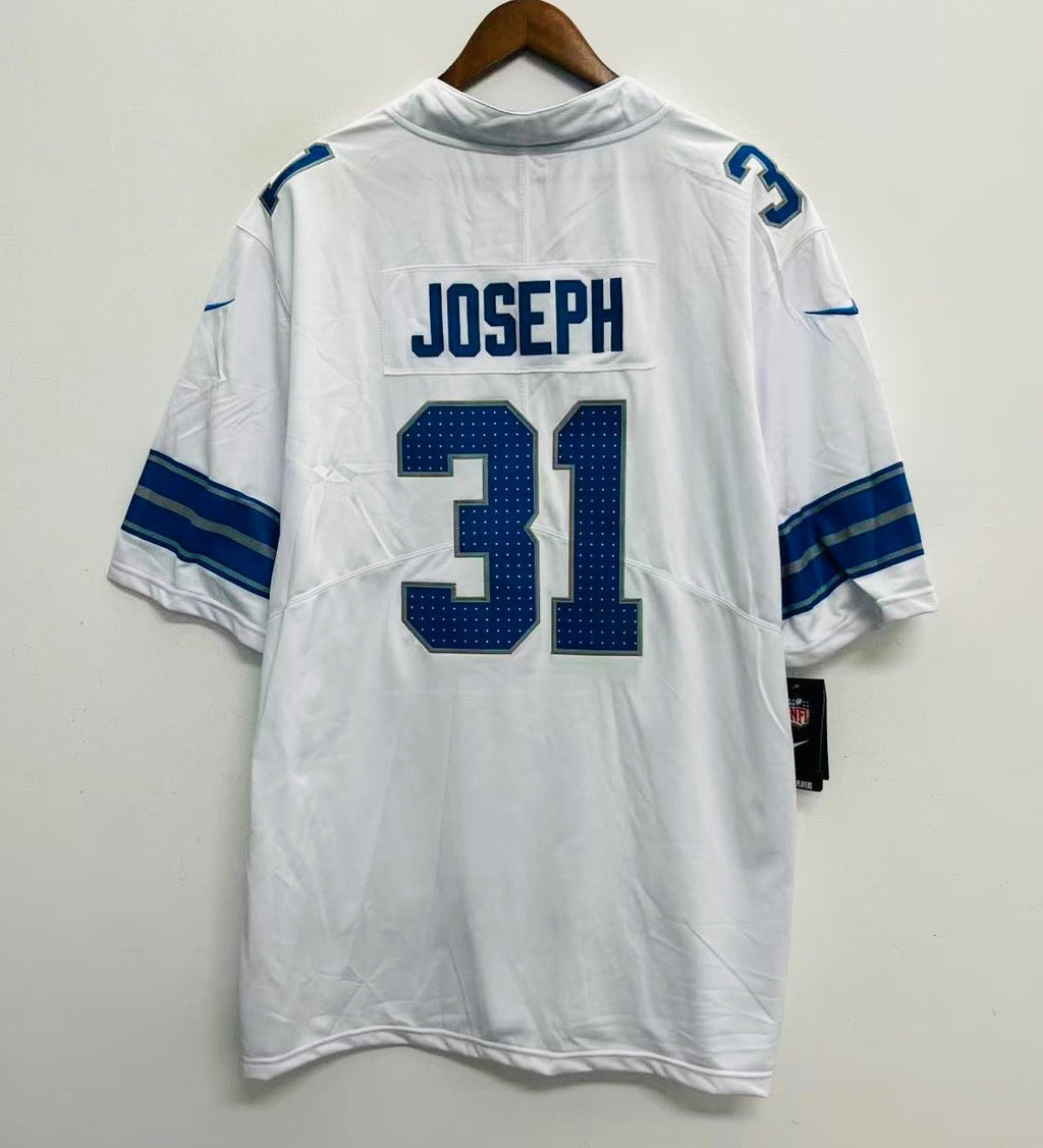 Kerby Joseph Detroit Lions Official NFL Nike Jersey White product image 1