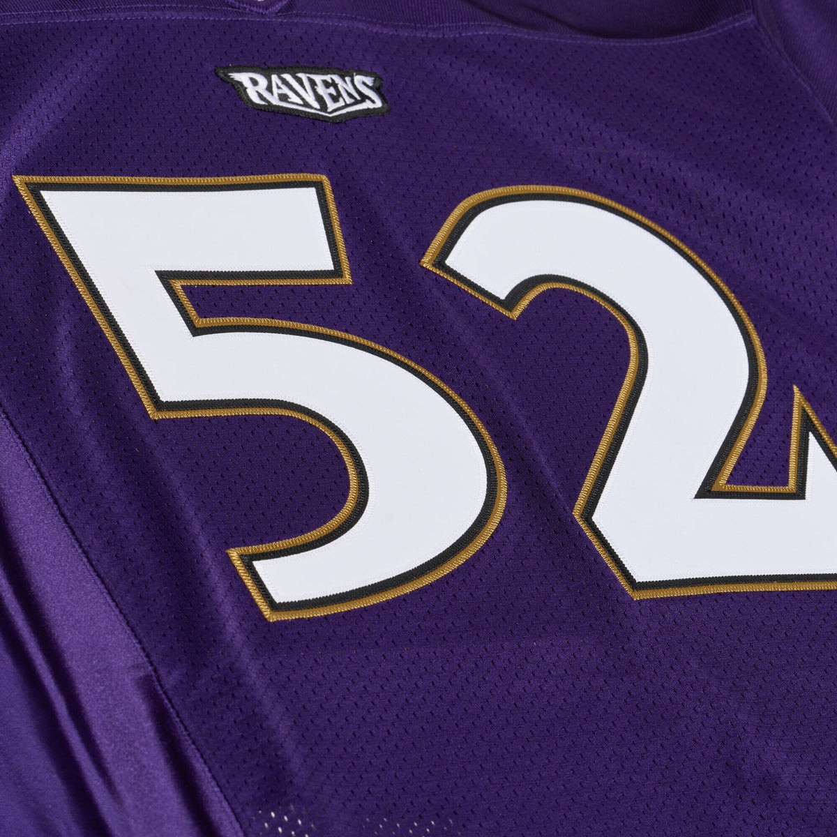 Baltimore Ravens Ray Lewis Purple 1996 Authentic Throwback Jersey product image 8, provided for visual reference and product