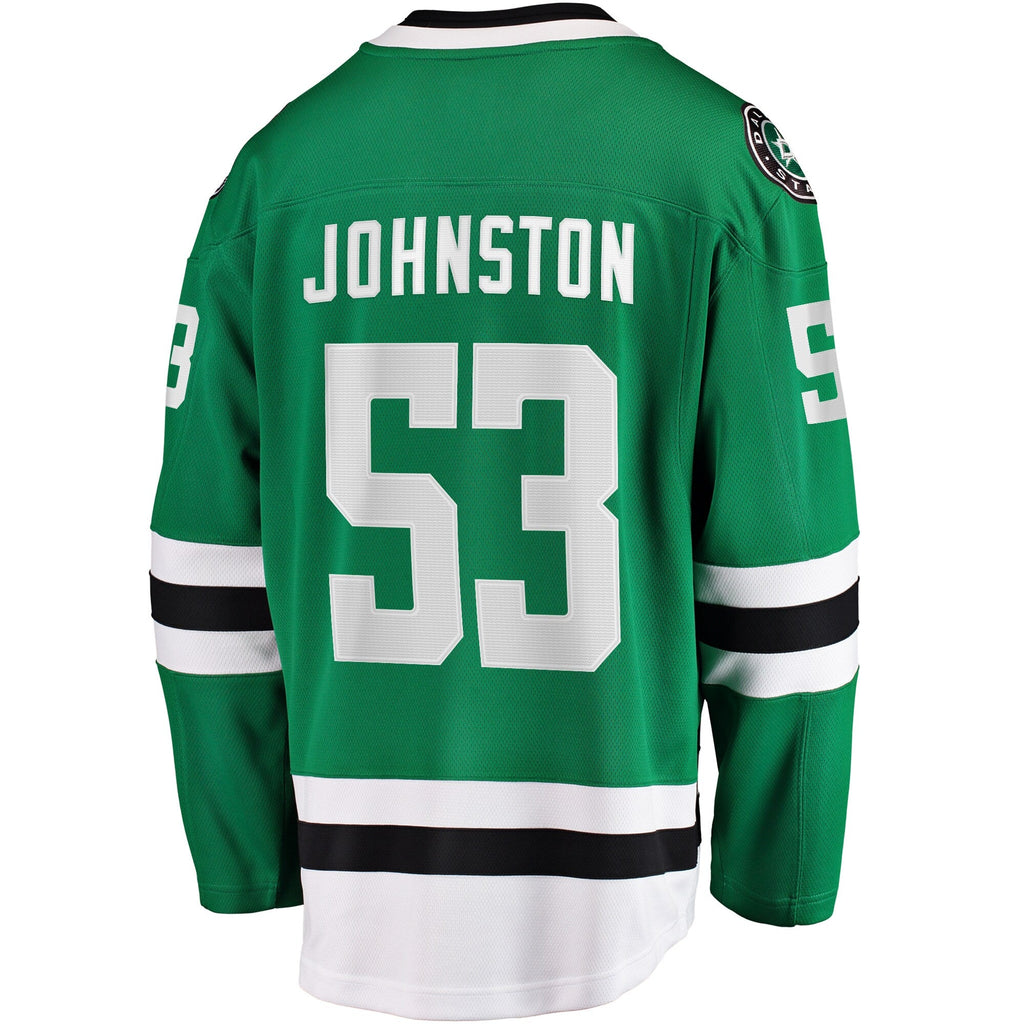 Dallas Stars Wyatt Johnston Kelly Green Home Breakaway Player Jersey product image 4, provided for visual reference and