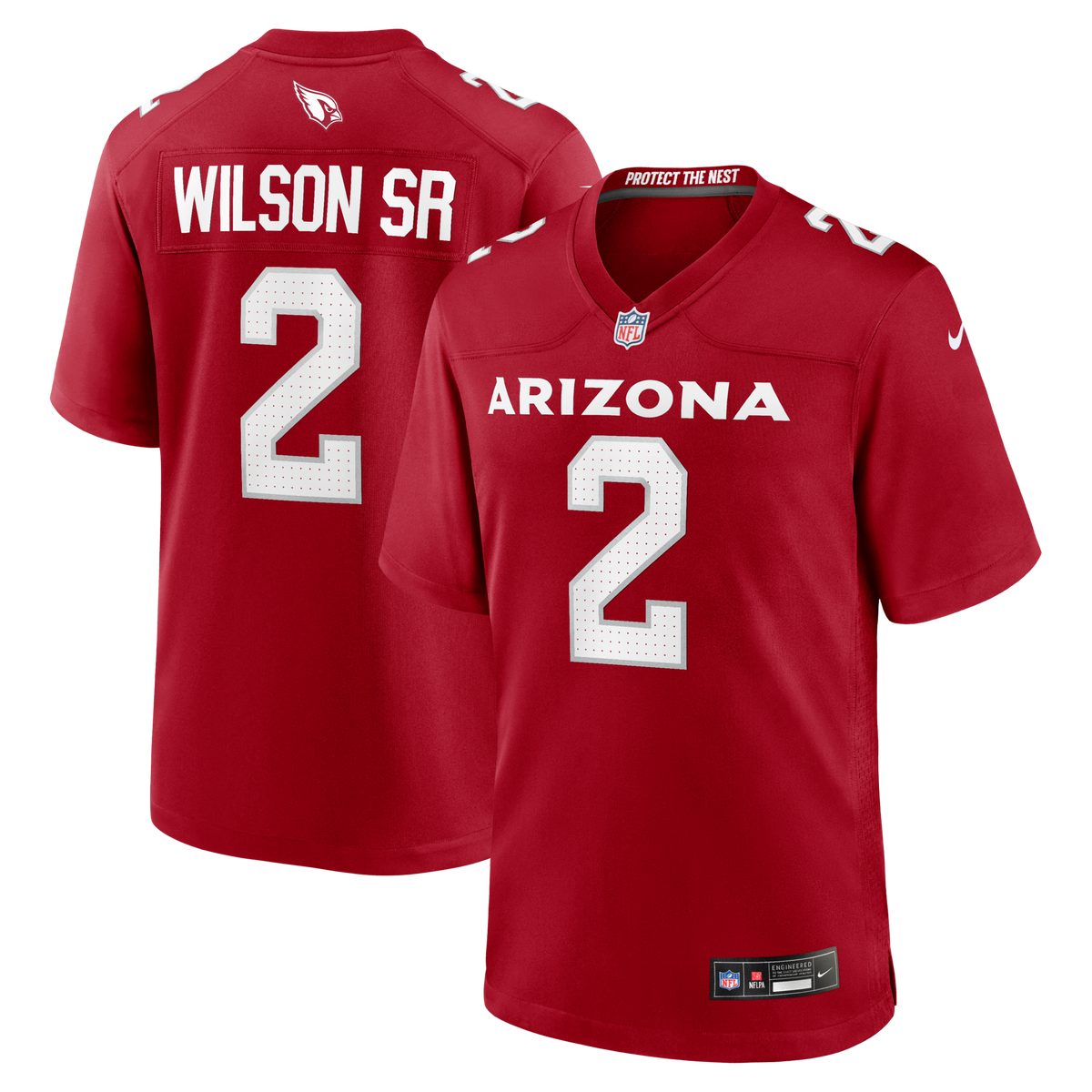 Arizona Cardinals Mack Wilson Sr. Cardinal Team Game Jersey product image 1, provided for visual reference and product