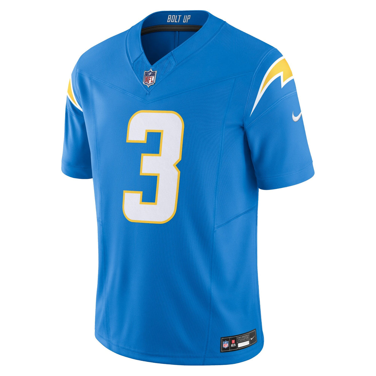 Los Angeles Chargers Derwin James Jr. Powder Blue Vapor F.U.S.E. Limited Jersey product image 3, provided for visual