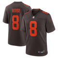 Cleveland Browns Jared Verse Brown Game Jersey product image 1, provided for visual reference and product detail review