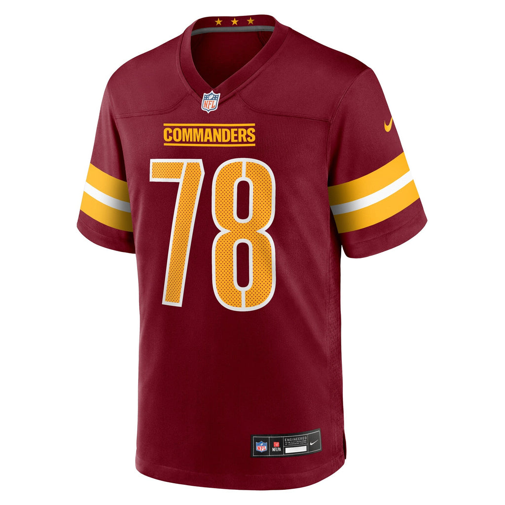 Washington Commanders Laremy Tunsil Burgundy Team Game Jersey product image 3, provided for visual reference and product
