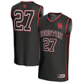 Houston Cougars Lightweight Collegiate Basketball Fashion Jersey - Black product image 1, provided for visual reference and
