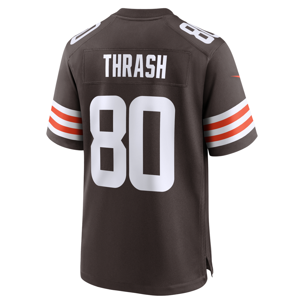 Cleveland Browns Jamari Thrash Brown Team Game Jersey product image 3, provided for visual reference and product detail