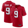 Atlanta Falcons Michael Penix Jr. Red Game Jersey product image 1, provided for visual reference and product detail review