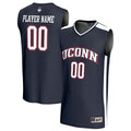 UConn Huskies Lightweight Collegiate Basketball NIL Pick-A-Player Fashion Jersey - Navy product image 1, provided for visual
