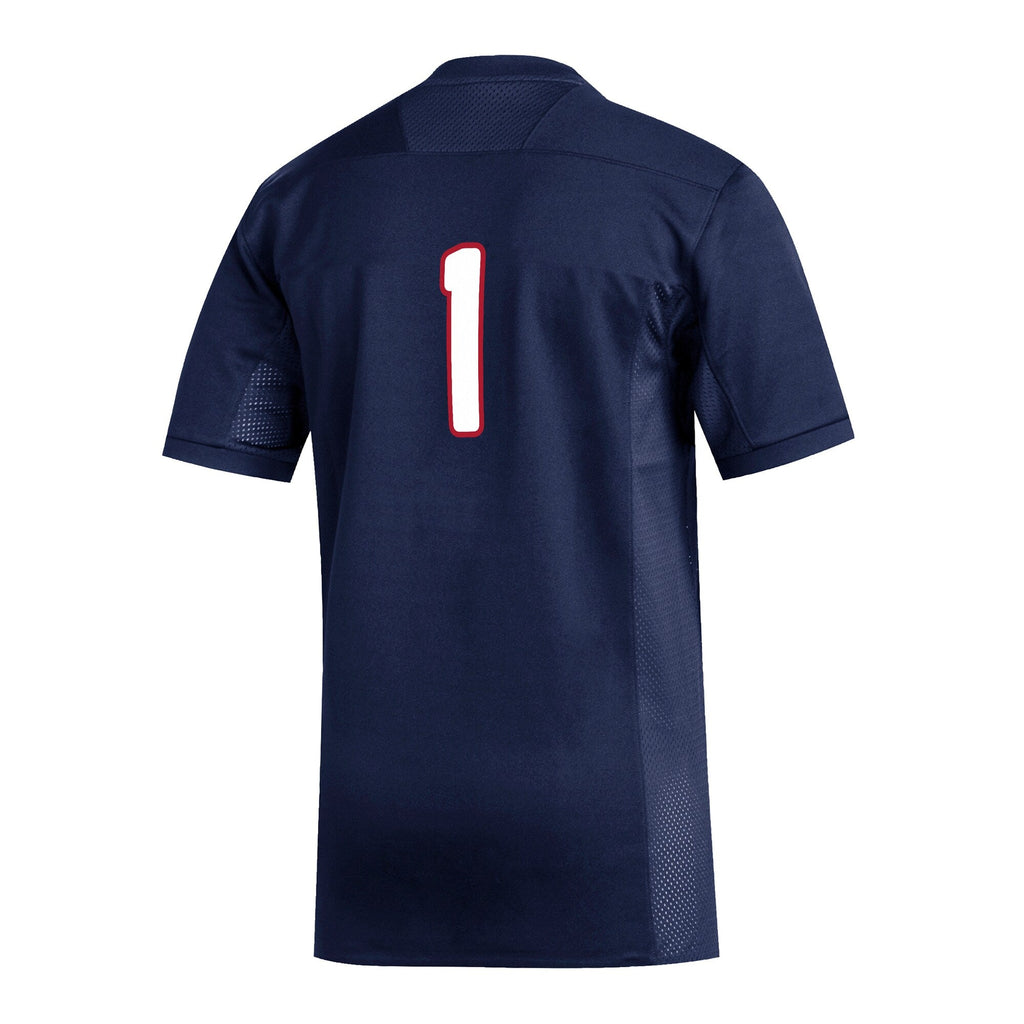 #1 South Alabama Jaguars Replica Football Jersey - Navy product image 4, provided for visual reference and product detail