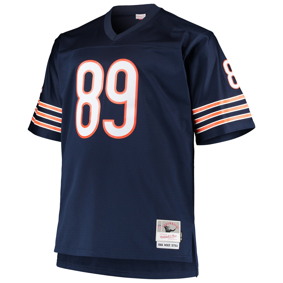 Chicago Bears Mike Ditka Navy Big & Tall 1966 Retired Player Replica Jersey product image 3, provided for visual reference